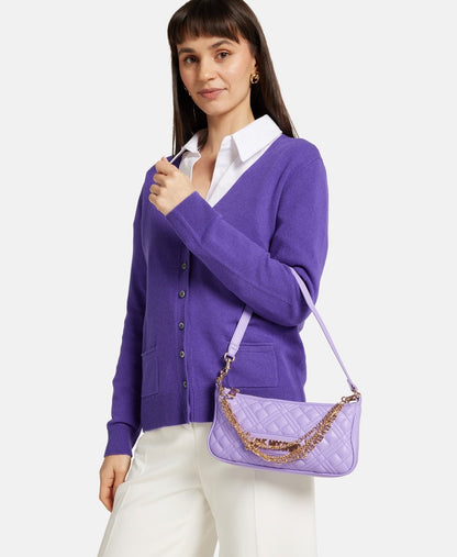 Love Moschino kabelka přes rameno Lila 5