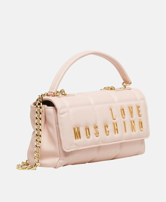 Love Moschino kabelka přes rameno Jěmně béžová 1