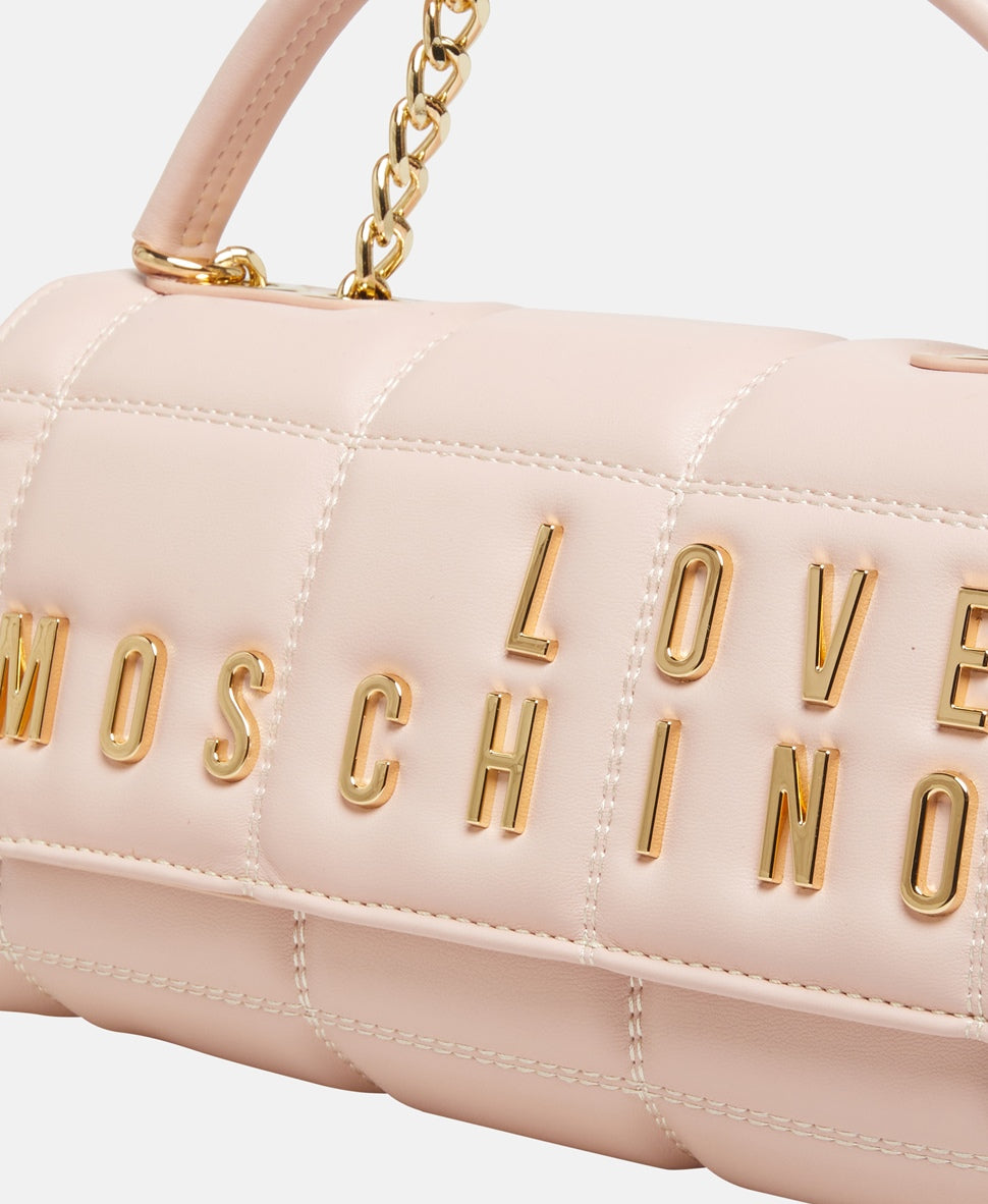 Love Moschino kabelka přes rameno Jěmně béžová 2