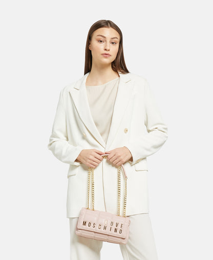 Love Moschino kabelka přes rameno Jěmně béžová 5