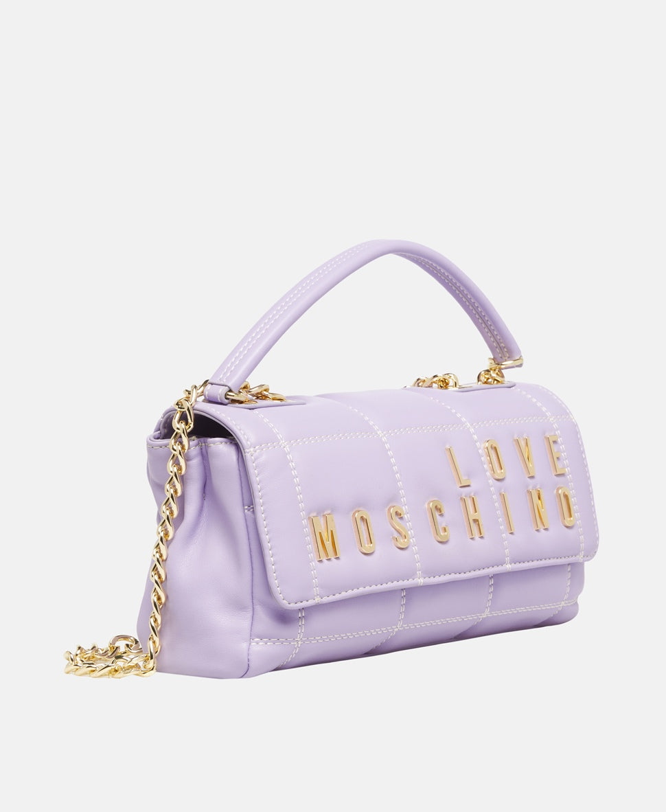 Love Moschino kabelka přes rameno Lila 1