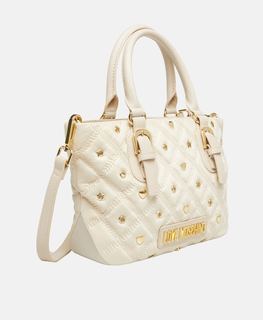 Love Moschino kabelka přes rameno Bílá vlna 1