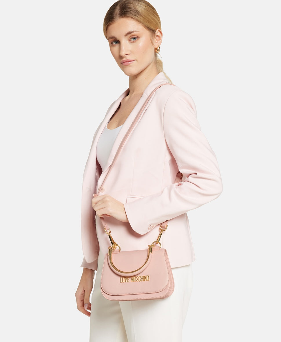 Love Moschino kabelka přes rameno Starorůžová 5
