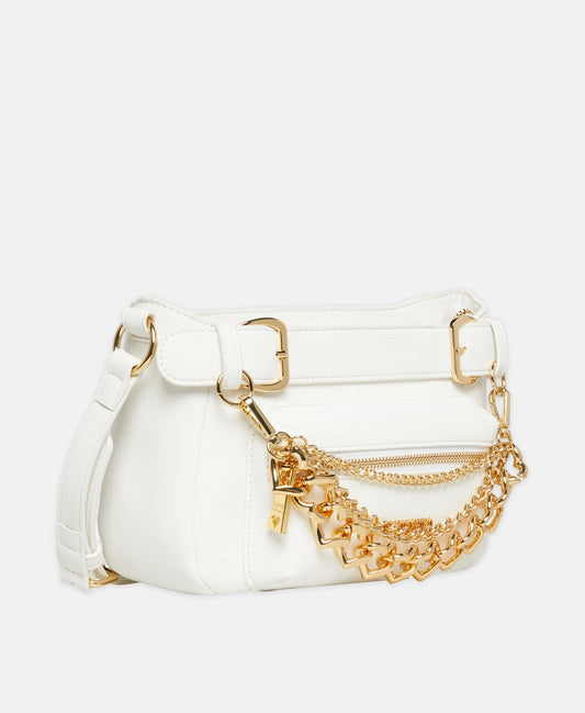 Love Moschino kabelka přes rameno Bílá vlna 1