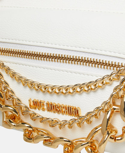 Love Moschino kabelka přes rameno Bílá vlna 2