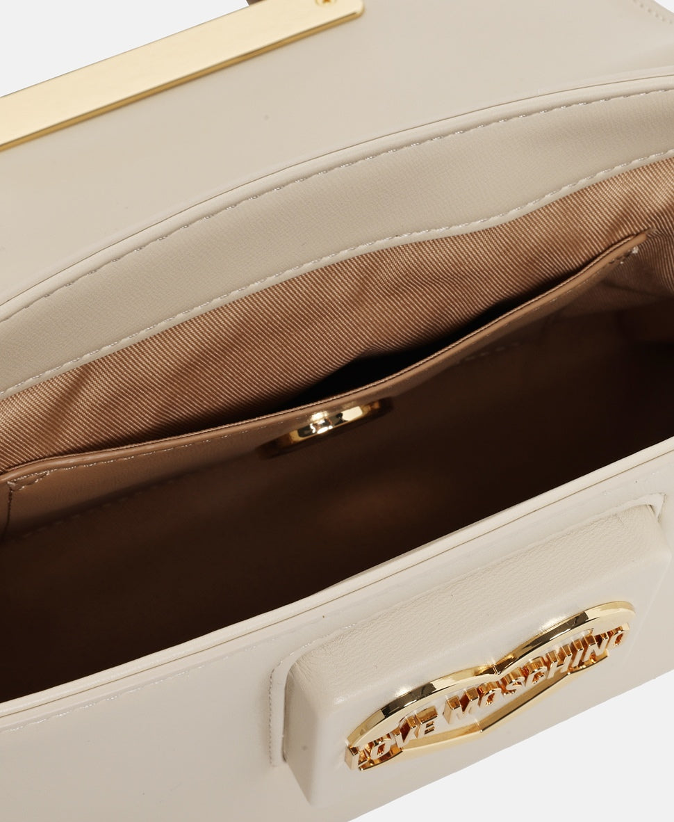 Love Moschino kabelka přes rameno Bílá vlna 3