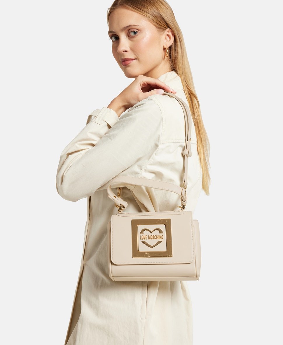 Love Moschino kabelka přes rameno Bílá vlna 5