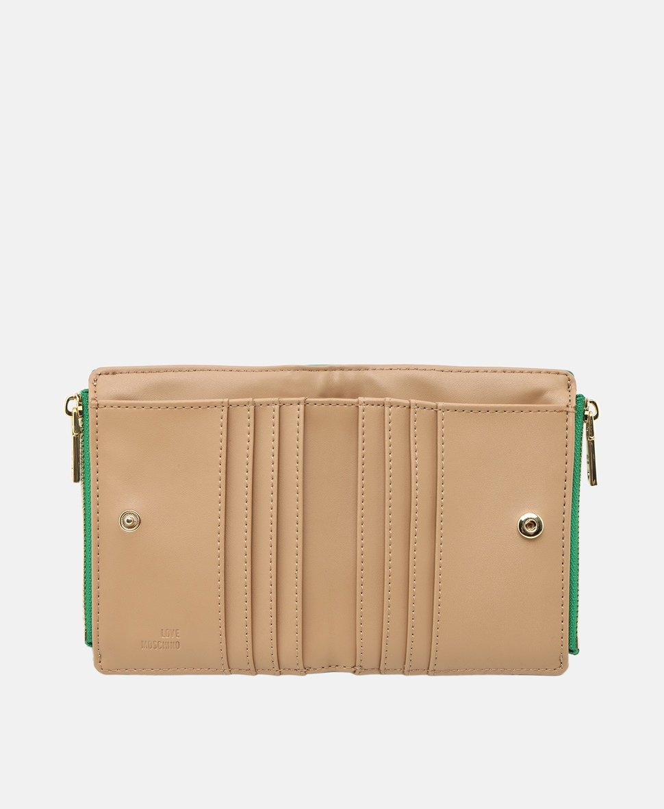 Love Moschino peněženka Zelená 3