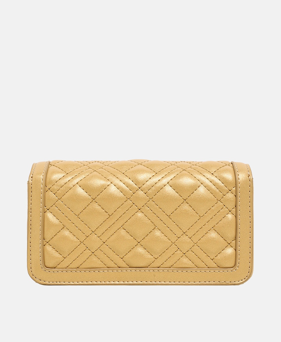 Love Moschino kabelka přes rameno Zlatá 4