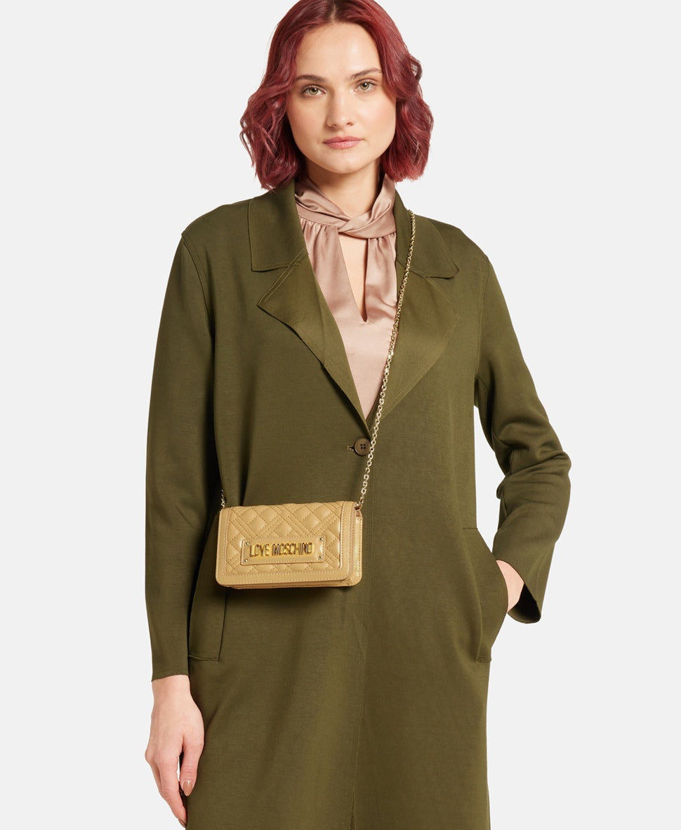 Love Moschino kabelka přes rameno Zlatá 5