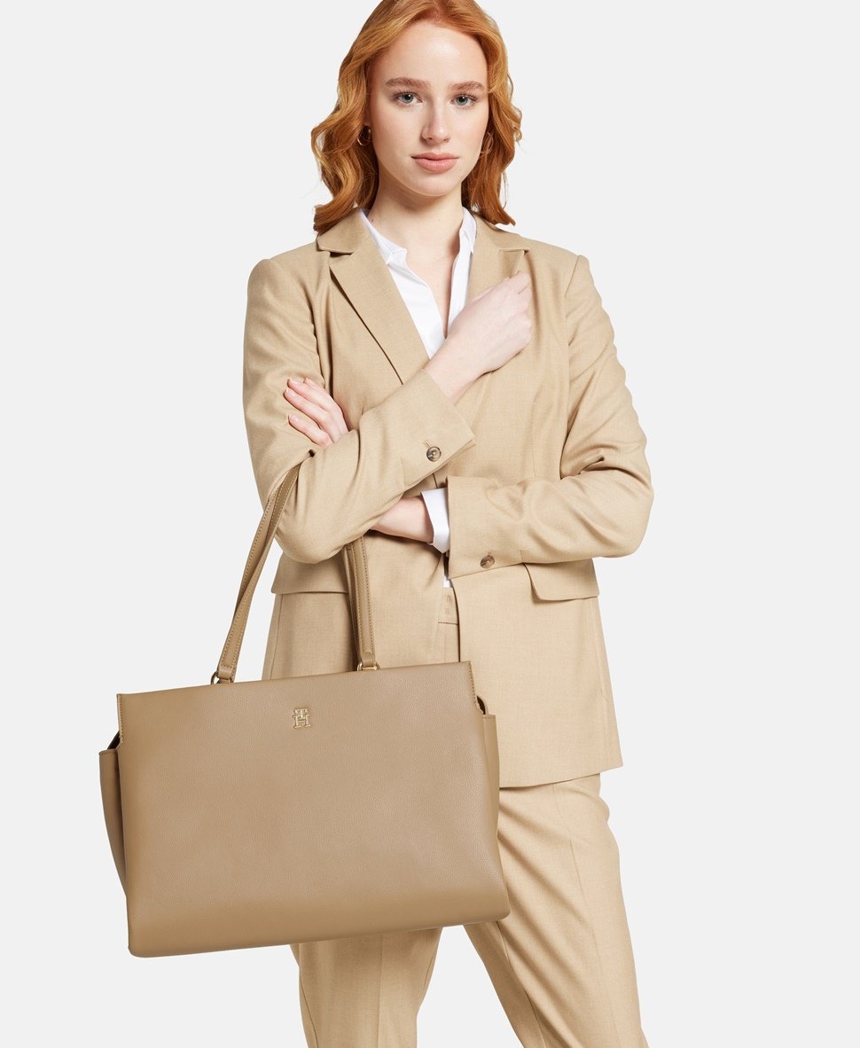 Tommy Hilfiger kabelka tote Camel 5