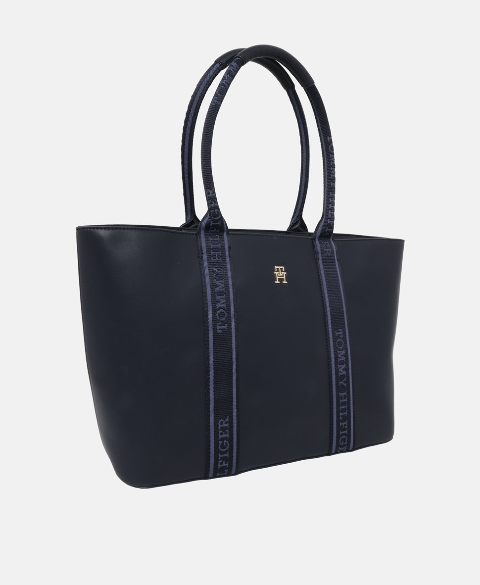 Tommy Hilfiger kabelka tote Tmavě modrá 1