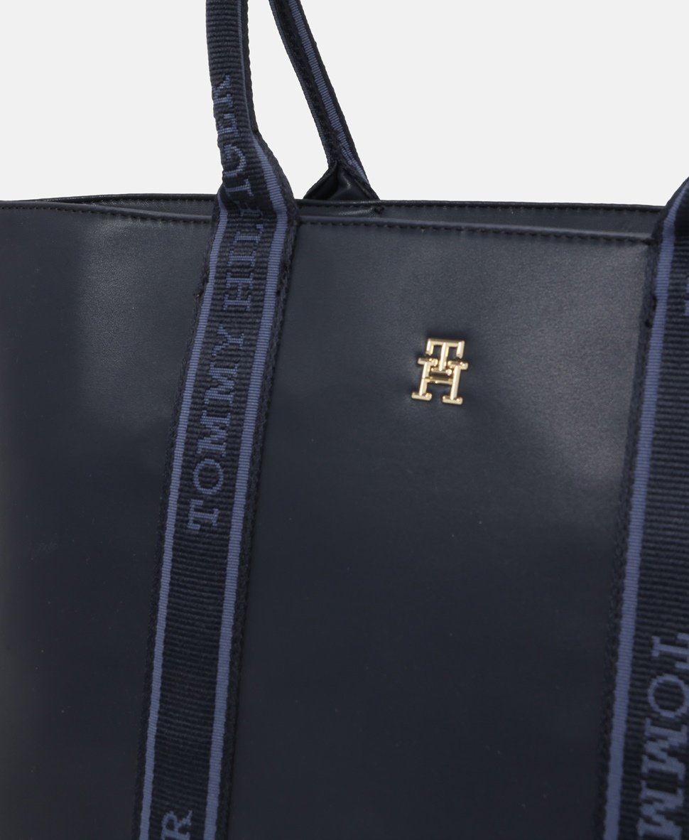 Tommy Hilfiger kabelka tote Tmavě modrá 2