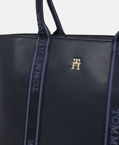 Tommy Hilfiger kabelka tote Tmavě modrá 2