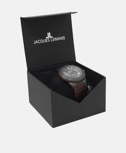 Jacques Lemans hodinky Černá 4