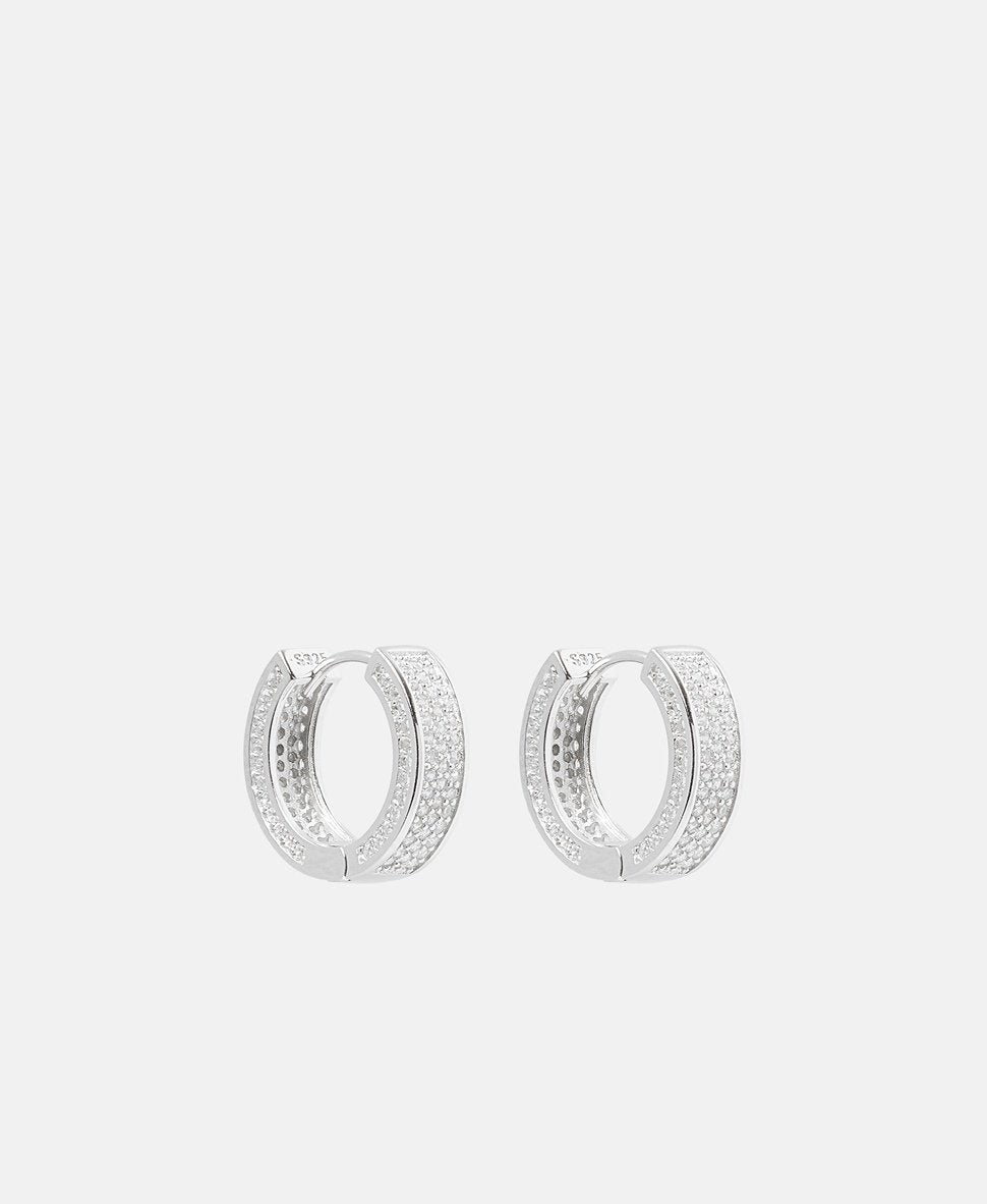 Lawrence Grey Jewelry Obručové náušnice Stříbrná 1