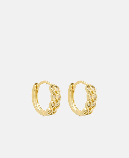 Lawrence Grey Jewelry Obručové náušnice Zlatá 1