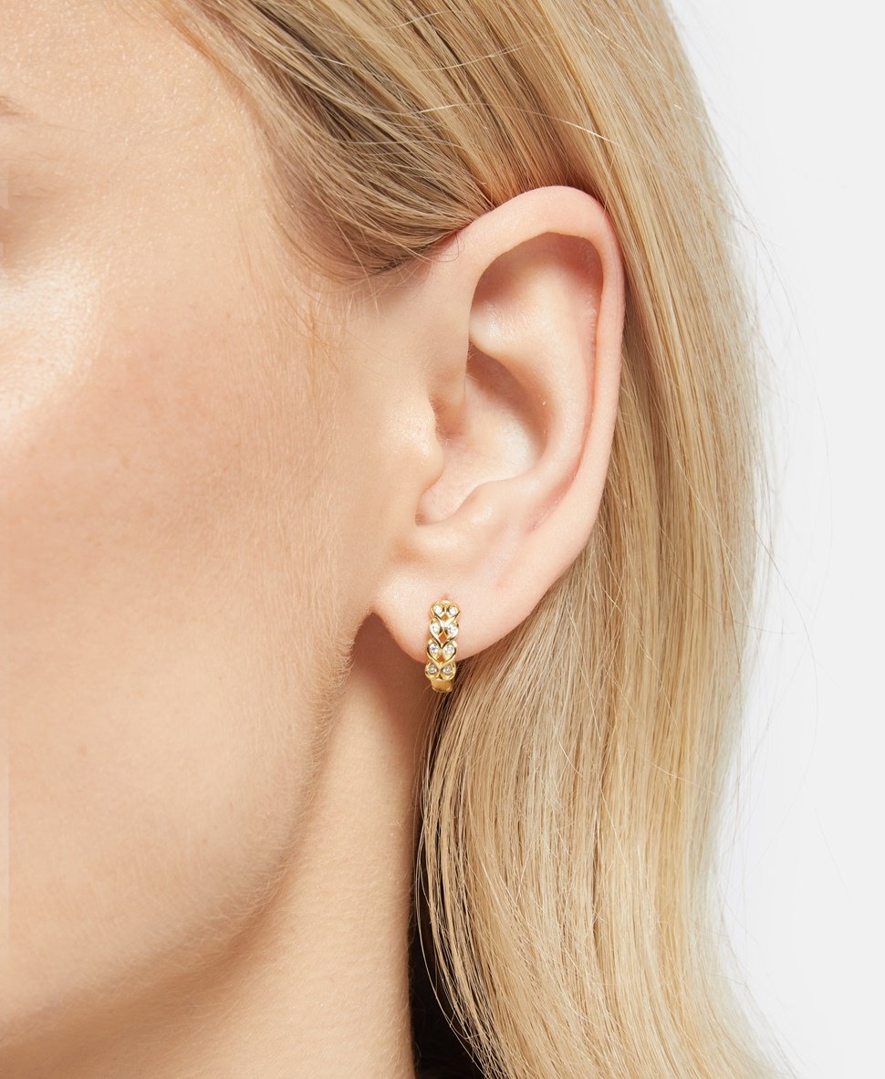 Lawrence Grey Jewelry Obručové náušnice Zlatá 3