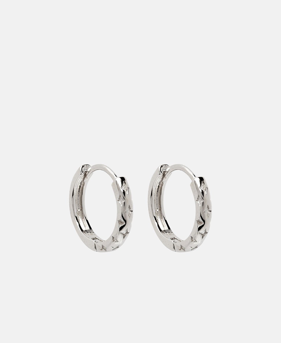 Lawrence Grey Jewelry Obručové náušnice Stříbrná 1