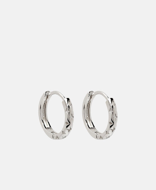 Lawrence Grey Jewelry Obručové náušnice Stříbrná 1