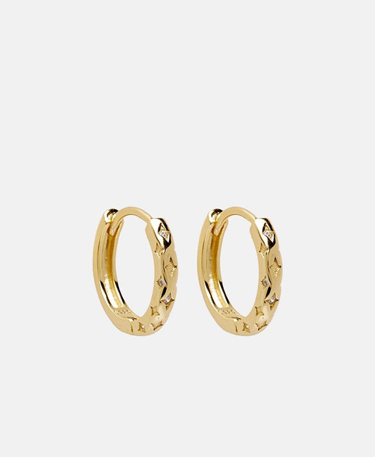 Lawrence Grey Jewelry Obručové náušnice Zlatá 1