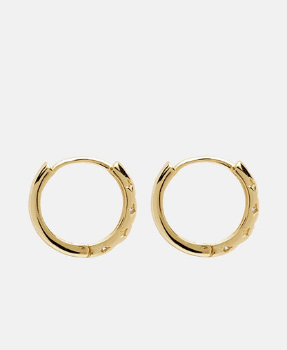 Lawrence Grey Jewelry Obručové náušnice Zlatá 2