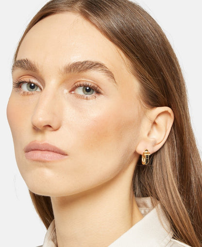 Lawrence Grey Jewelry Obručové náušnice Zlatá 3