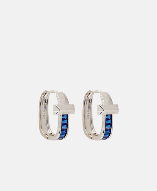 Lawrence Grey Jewelry Obručové náušnice Stříbrná 1