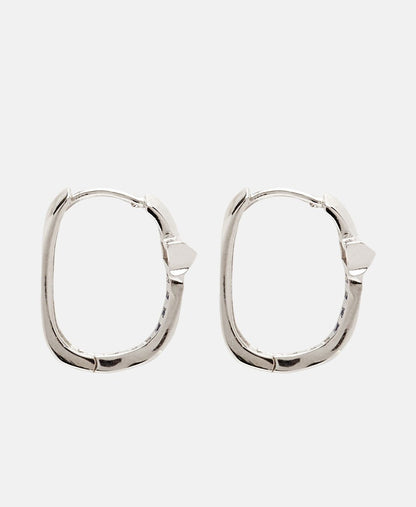 Lawrence Grey Jewelry Obručové náušnice Stříbrná 2
