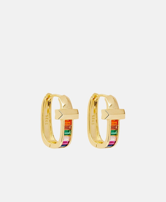 Lawrence Grey Jewelry Obručové náušnice Zlatá 1