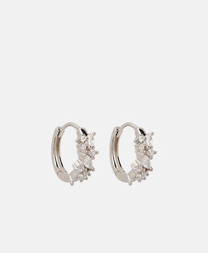 Lawrence Grey Jewelry Obručové náušnice Stříbrná 1