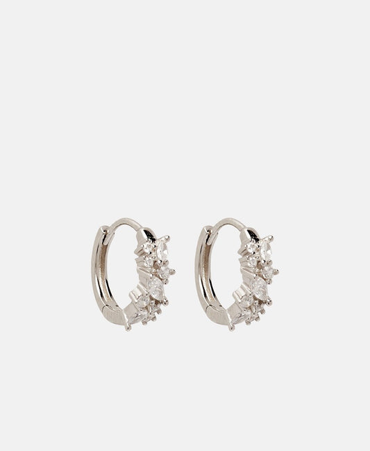 Lawrence Grey Jewelry Obručové náušnice Stříbrná 1