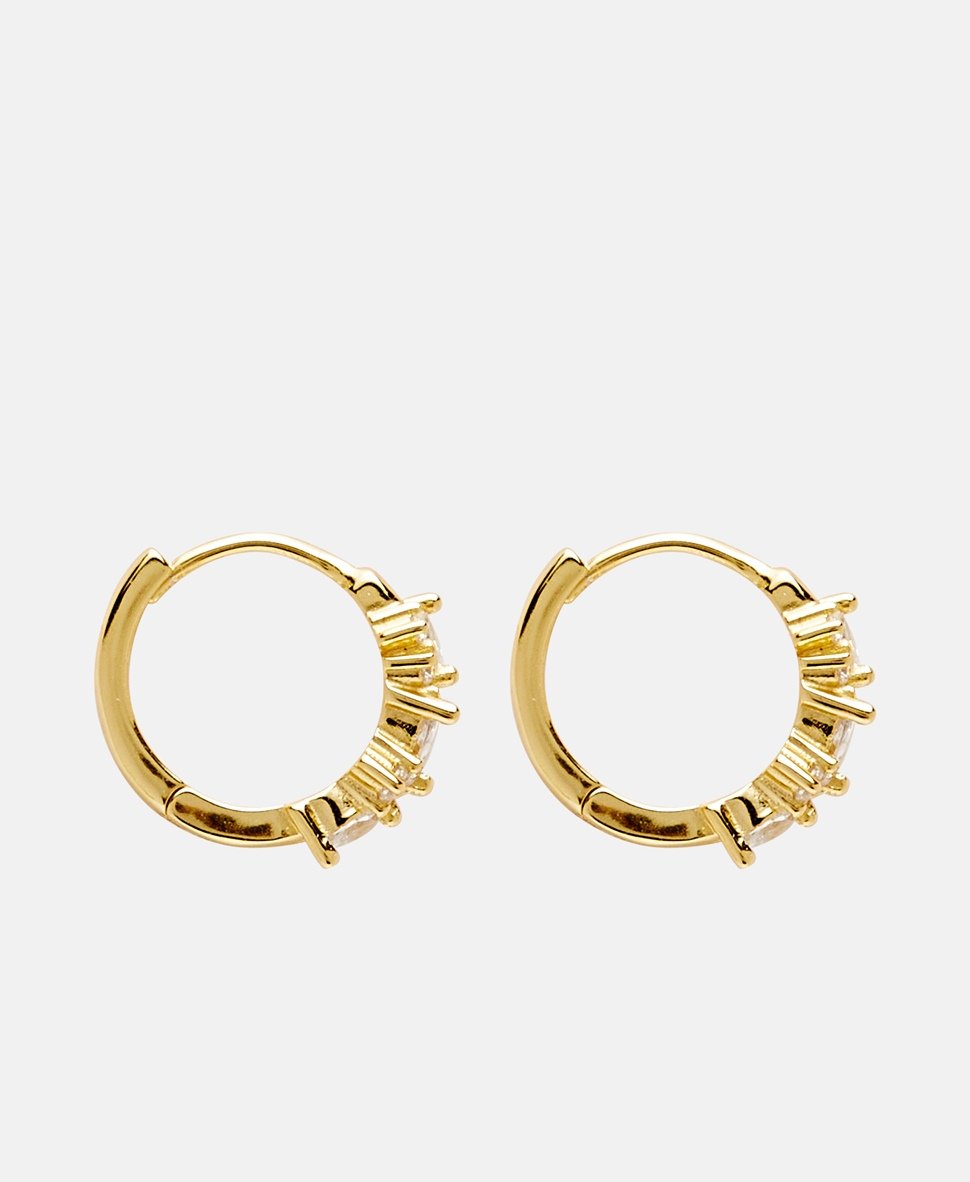 Lawrence Grey Jewelry Obručové náušnice Zlatá 2