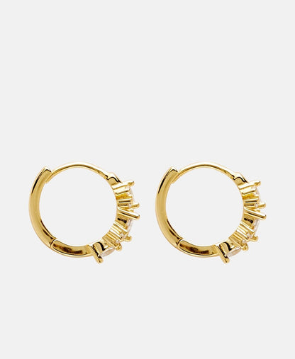 Lawrence Grey Jewelry Obručové náušnice Zlatá 2