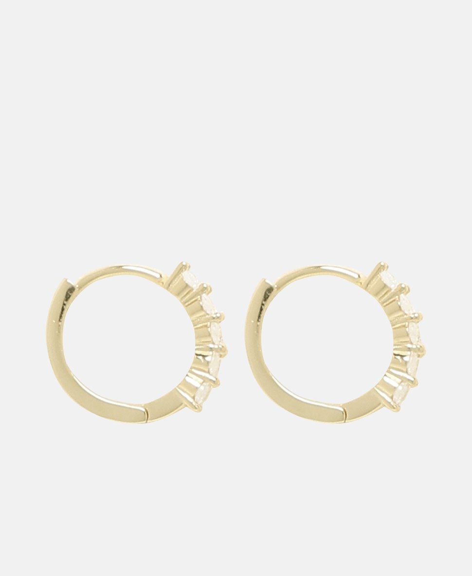 Lawrence Grey Jewelry Obručové náušnice Zlatá 2