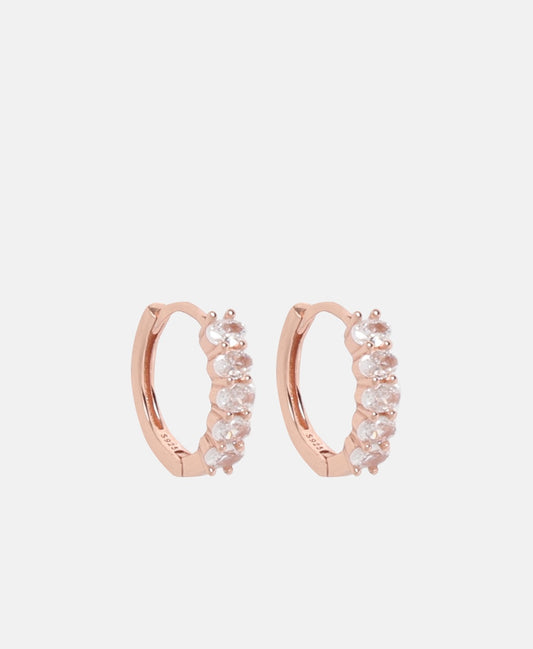 Lawrence Grey Jewelry Obručové náušnice Růžově zlatá 1