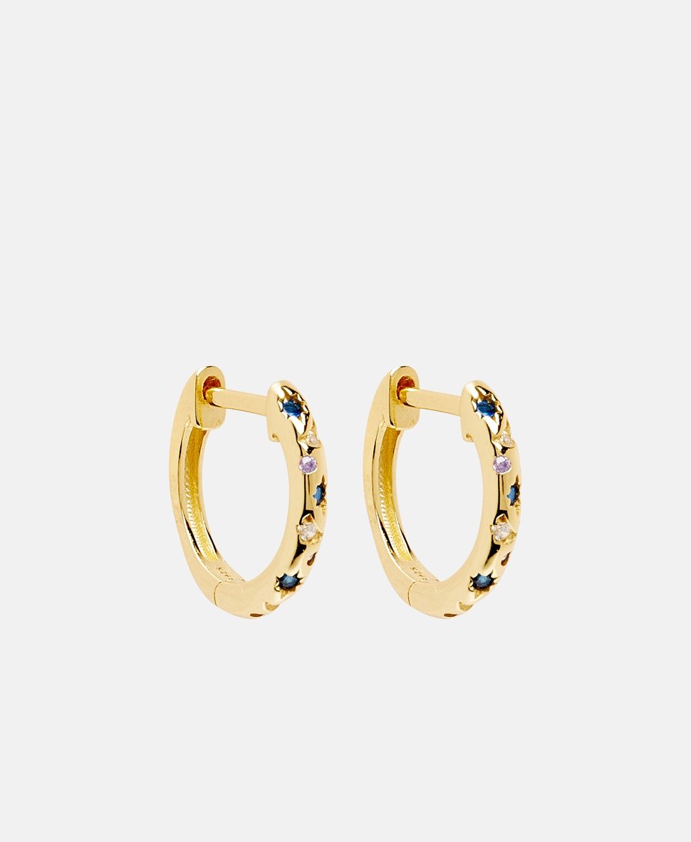 Lawrence Grey Jewelry Obručové náušnice Zlatá 1