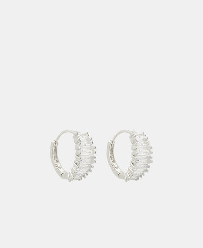 Lawrence Grey Jewelry Obručové náušnice Stříbrná 1