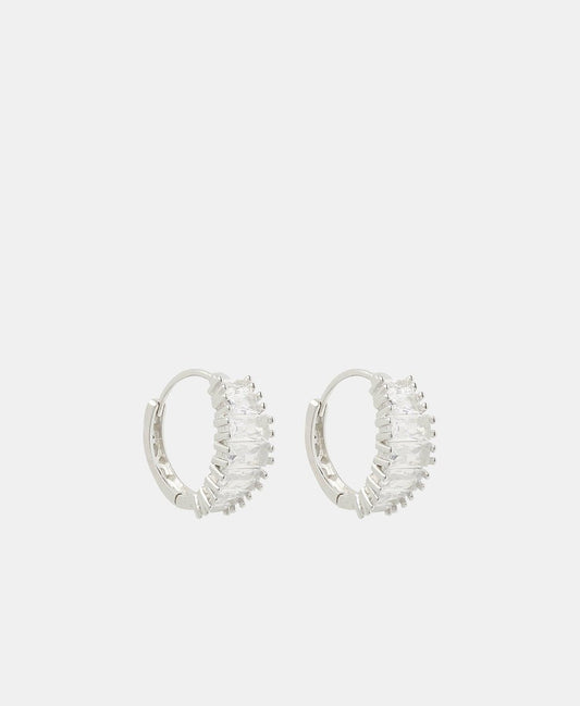 Lawrence Grey Jewelry Obručové náušnice Stříbrná 1
