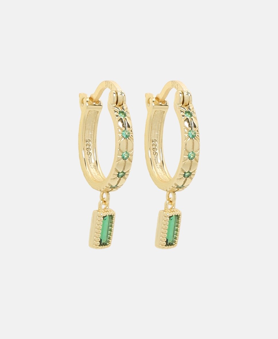 Lawrence Grey Jewelry Obručové náušnice Zlatá 1