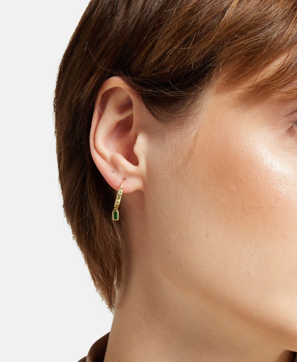 Lawrence Grey Jewelry Obručové náušnice Zlatá 3