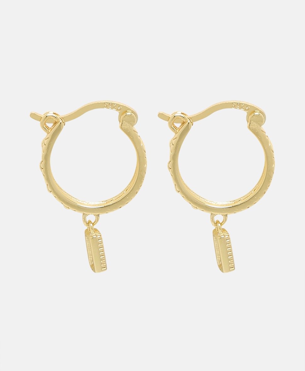 Lawrence Grey Jewelry Obručové náušnice Zlatá 2