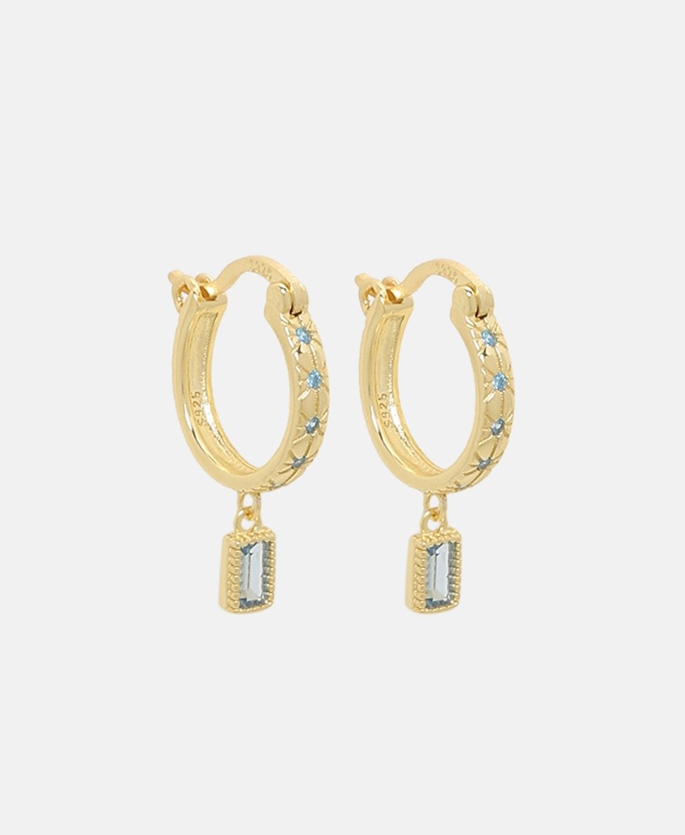 Lawrence Grey Jewelry Obručové náušnice Zlatá 1