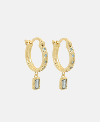 Lawrence Grey Jewelry Obručové náušnice Zlatá 1