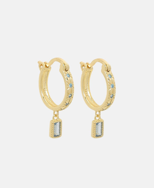 Lawrence Grey Jewelry Obručové náušnice Zlatá 1