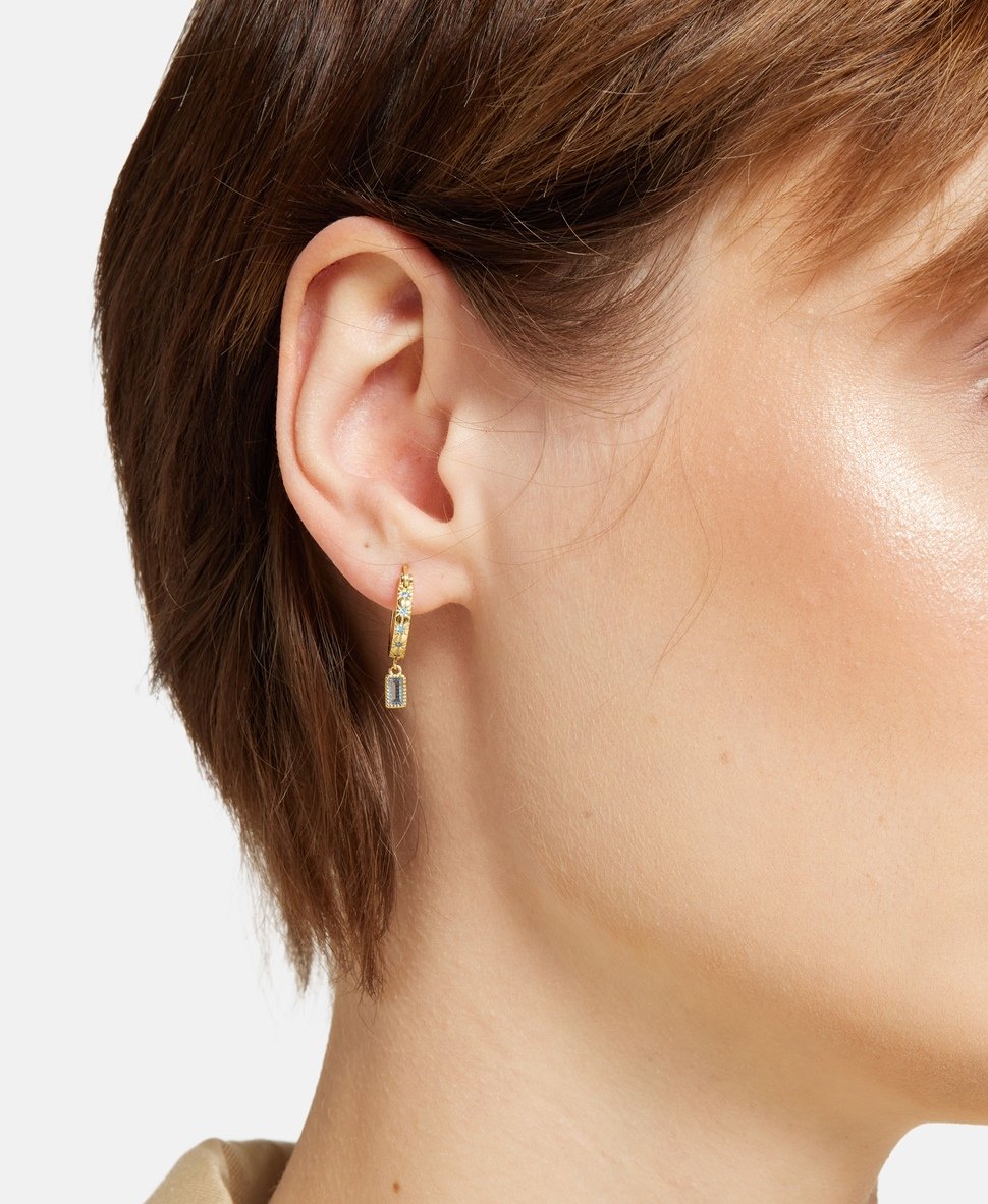 Lawrence Grey Jewelry Obručové náušnice Zlatá 3