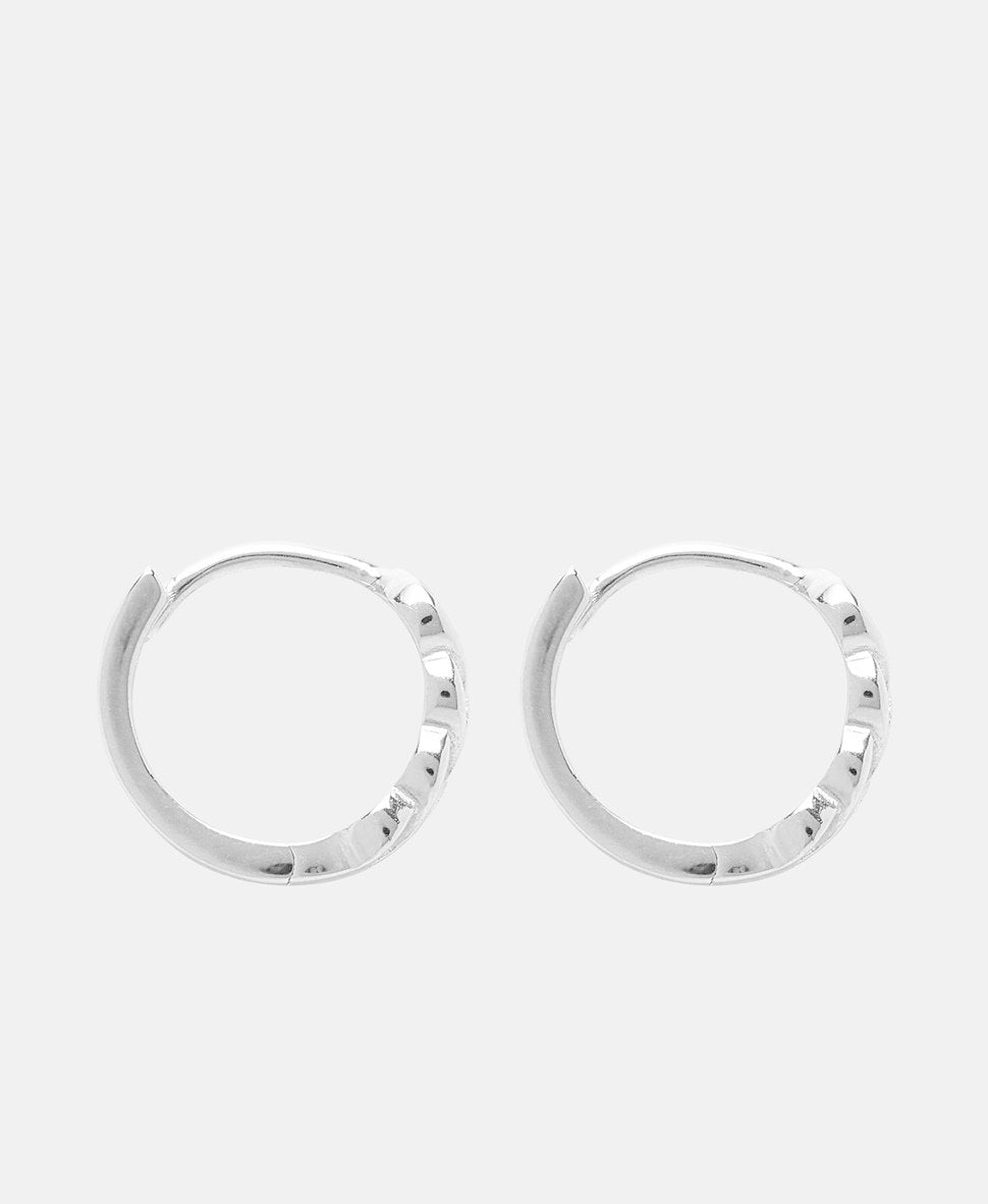 Lawrence Grey Jewelry Obručové náušnice Stříbrná 2