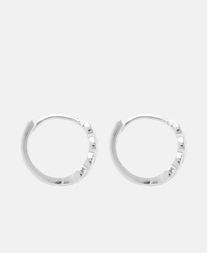Lawrence Grey Jewelry Obručové náušnice Stříbrná 2