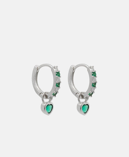 Lawrence Grey Jewelry Obručové náušnice Stříbrná 1