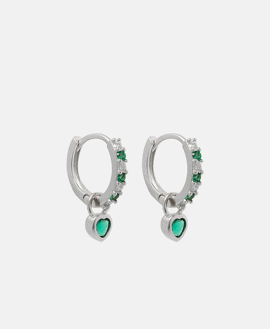 Lawrence Grey Jewelry Obručové náušnice Stříbrná 1